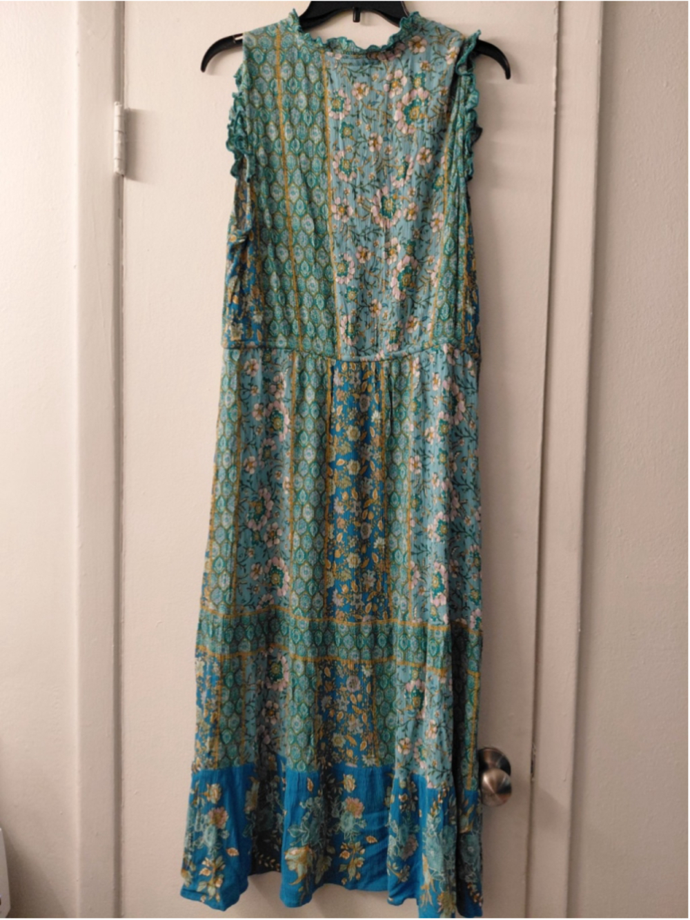 Ladies Knox Rose Bohemian Sleeveless Summer Dress Flowy Colorful Tropical XL - Picture 4 of 4